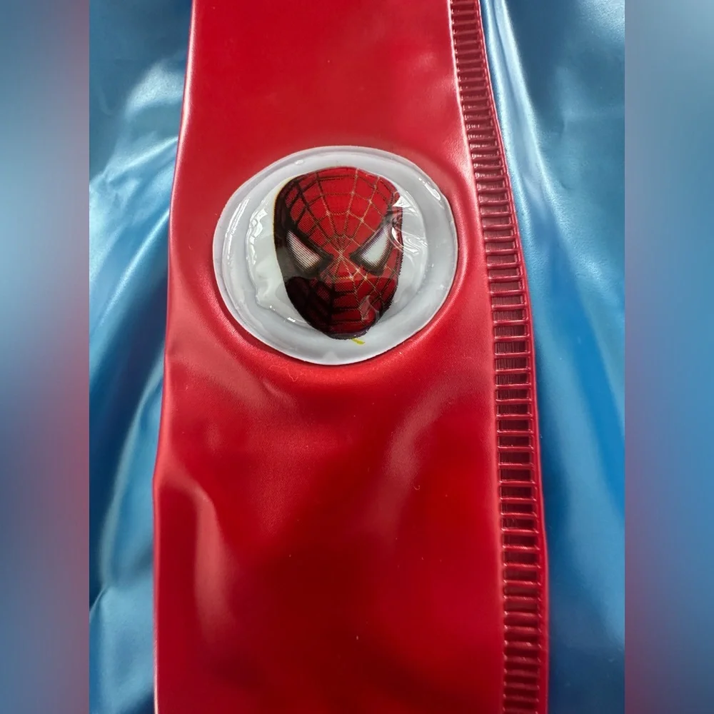 Spider-Man Rain Jacket / Slicker. Room to wear backpack under the Jacket…